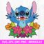 Lilo And Stitch SVG Stich With Flower SVG Lilo SVG Hawaii SVG