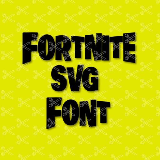 Fortnite Alphabet Font Letters Svg School Font Svg Game Font - fortnite svg font