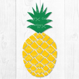 pineapple svg cut file