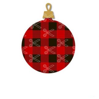 Download Christmas Plaid Bouble SVG and DXF Cut files and use it to your DIY project!