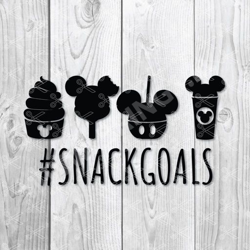 Disney Snack Goals SVG