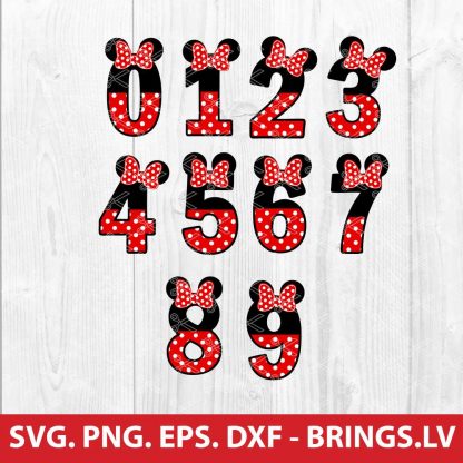 MINNIE MOUSE NUMBERS