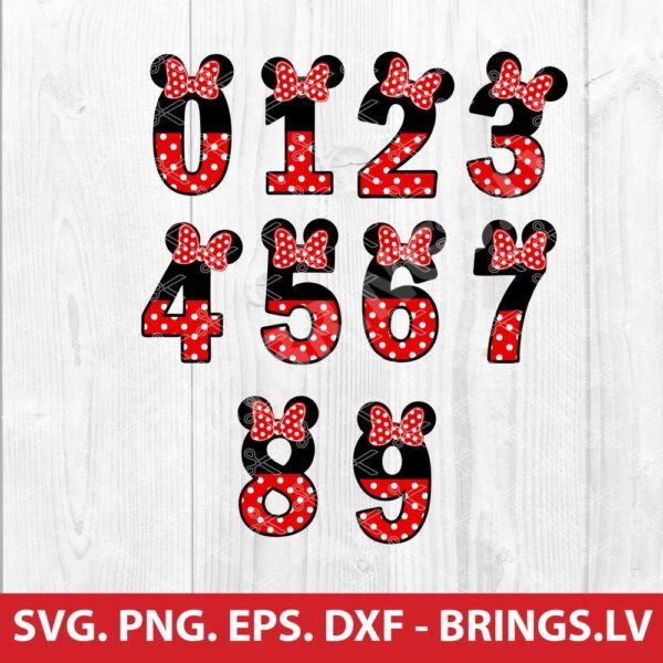Minnie Mouse Numbers