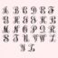 Monogram Font Alphabet SVG