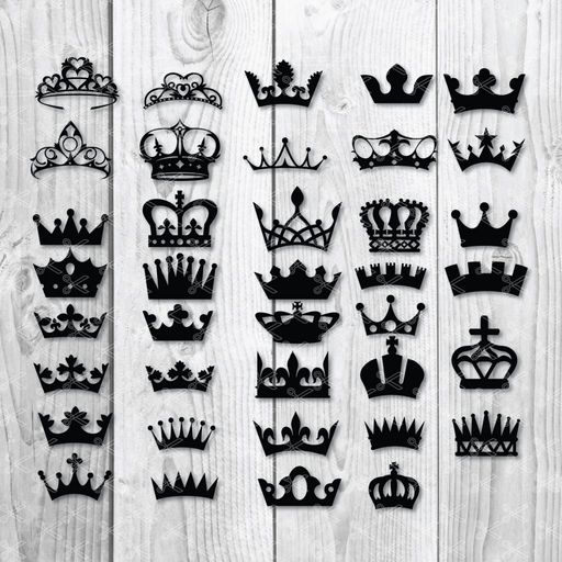 Download Princess Crown Svg Dxf For Cricut And Silhouette