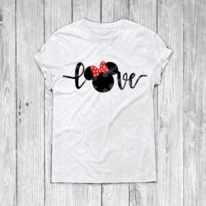 love minnie mouse svg
