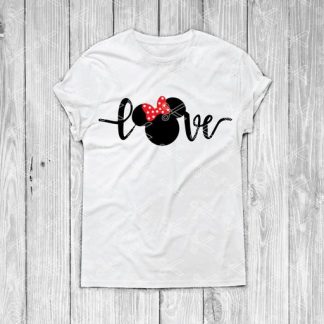 love minnie mouse svg