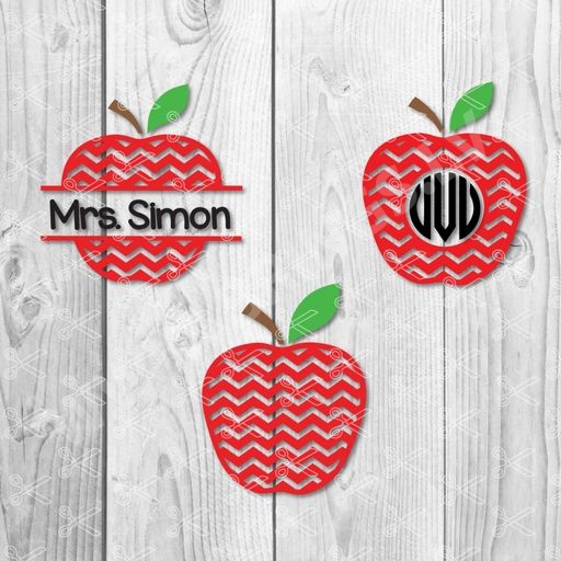 Download Apple Svg Chevron Apple Svg Teacher Monogram Svg Cricut Cut Files Apple Split Monogram Svg Svg Files Silhouette Cut Files Clip Art Art Collectibles Kromasol Com