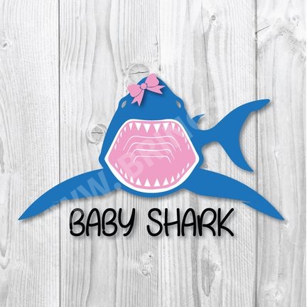 Download Baby Shark Svg Png Dxf Cut Files