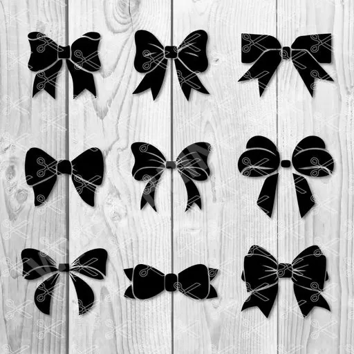 Buy Bow Black Svg Png files