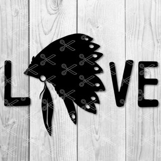 Love Indians SVG File