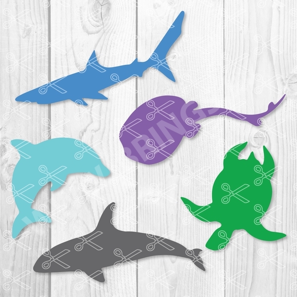 Ocean Life Clipart Sea Animals SVG