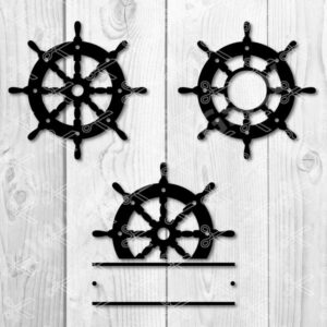 Ship wheel svg