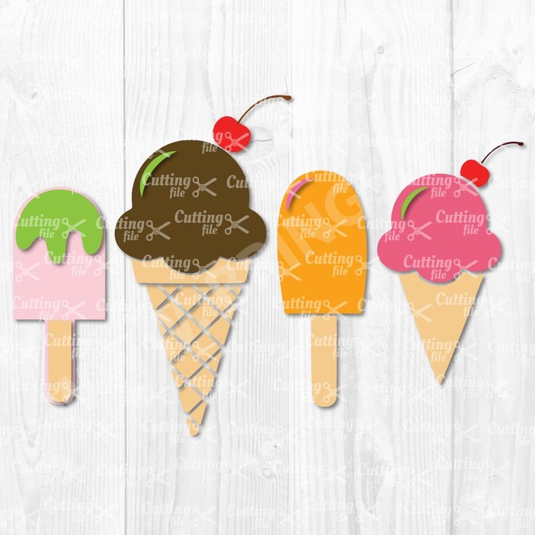 Ice Cream SVG Cut File