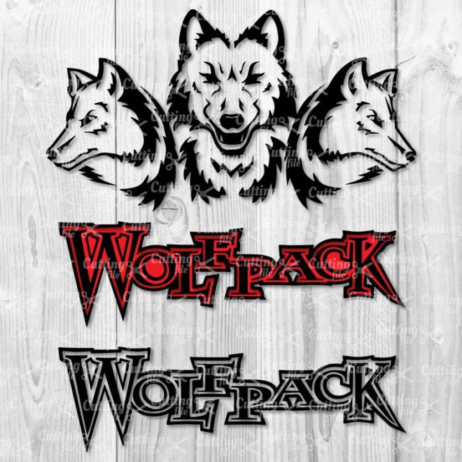 wolf pack svg - fortnite dog tag svg
