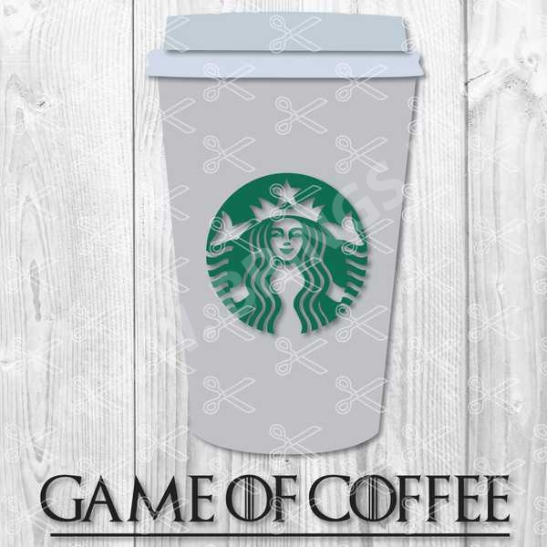 Game of Coffee SVG DXF PNG Cut Files