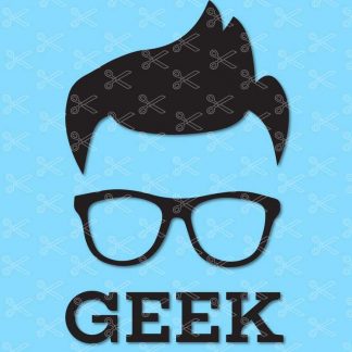 Geek Nerd SVG DXF PNG Cut File