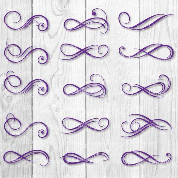 Swirl SVG Cut File | Flourish Svg | Swoosh Svg