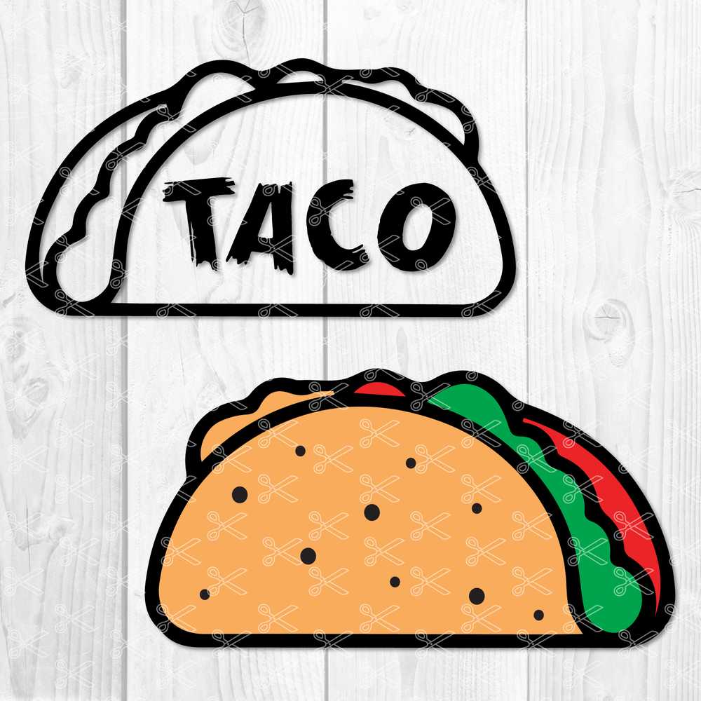 Taco SVG Cut File