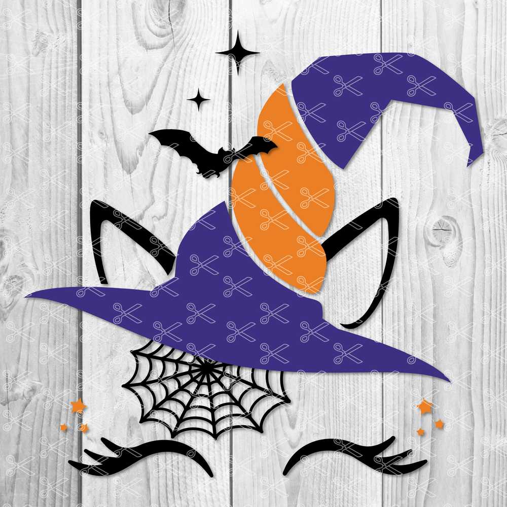 Halloween Unicorn Svg Dxf Png Cut Files