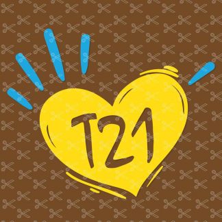 T21 down syndrome awareness Svg