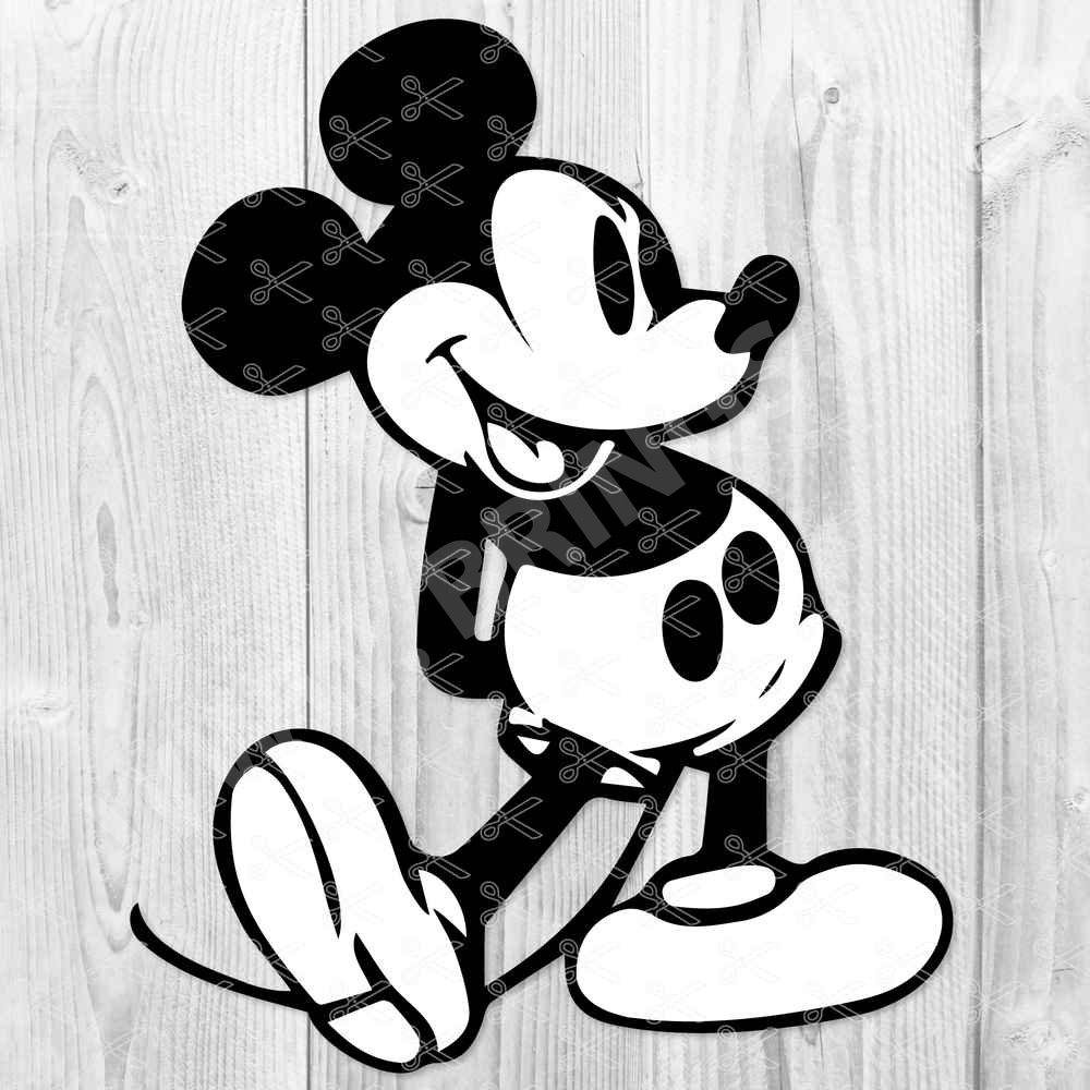 Vintage Mickey Mouse SVG