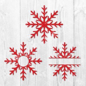 Snowflake Monogram SVG