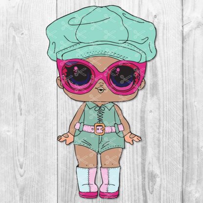 AGENT BABY LOL SURPRISE DOLL SVG