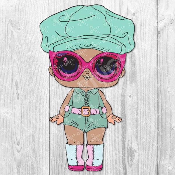 Agent Baby LOL Surprise Doll SVG