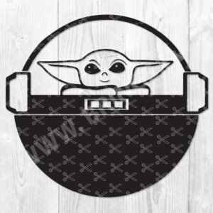 Free Baby Yoda SVG