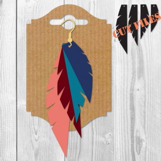 Free Free 244 Faux Leather Feather Earrings Svg Free SVG PNG EPS DXF File