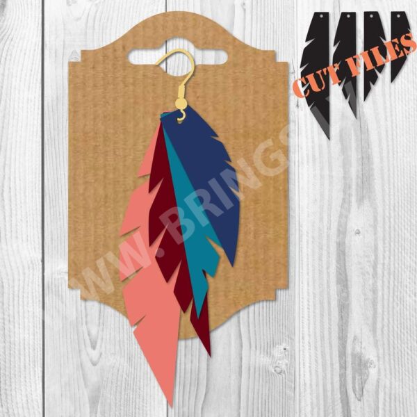 Feather-Earrings-SVG-File