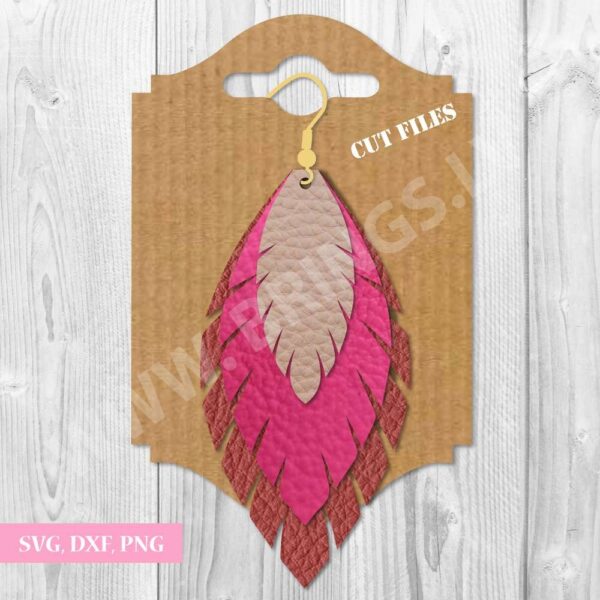 Feather-and-Teardrop-Earrings-SVG-File