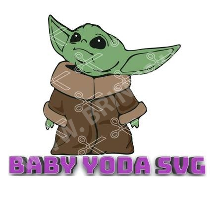 Baby Yoda SVG - The Mandalorian The Child