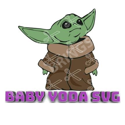 Baby Yoda SVG