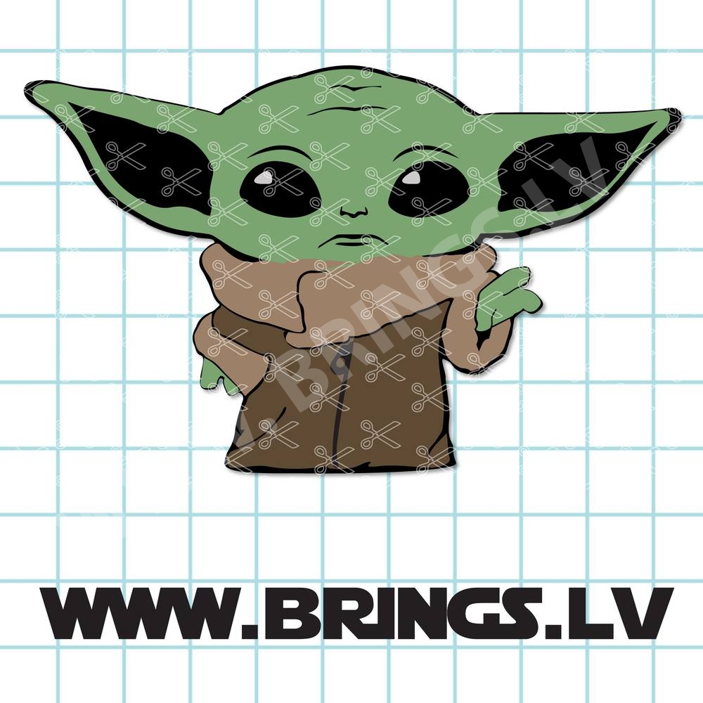 Baby Yoda Svg Srar Wars Yoda Svg The Child Svg Cut File