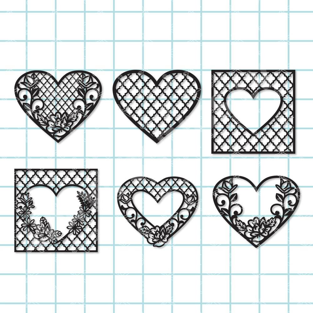 Download Card Making Stationery Materials Love Svg Blank Heart Wreath Frame Floral Svg Heart Svg Monogram Frame Wedding Svg Valentine Day Svg Heart Cut File Cricut