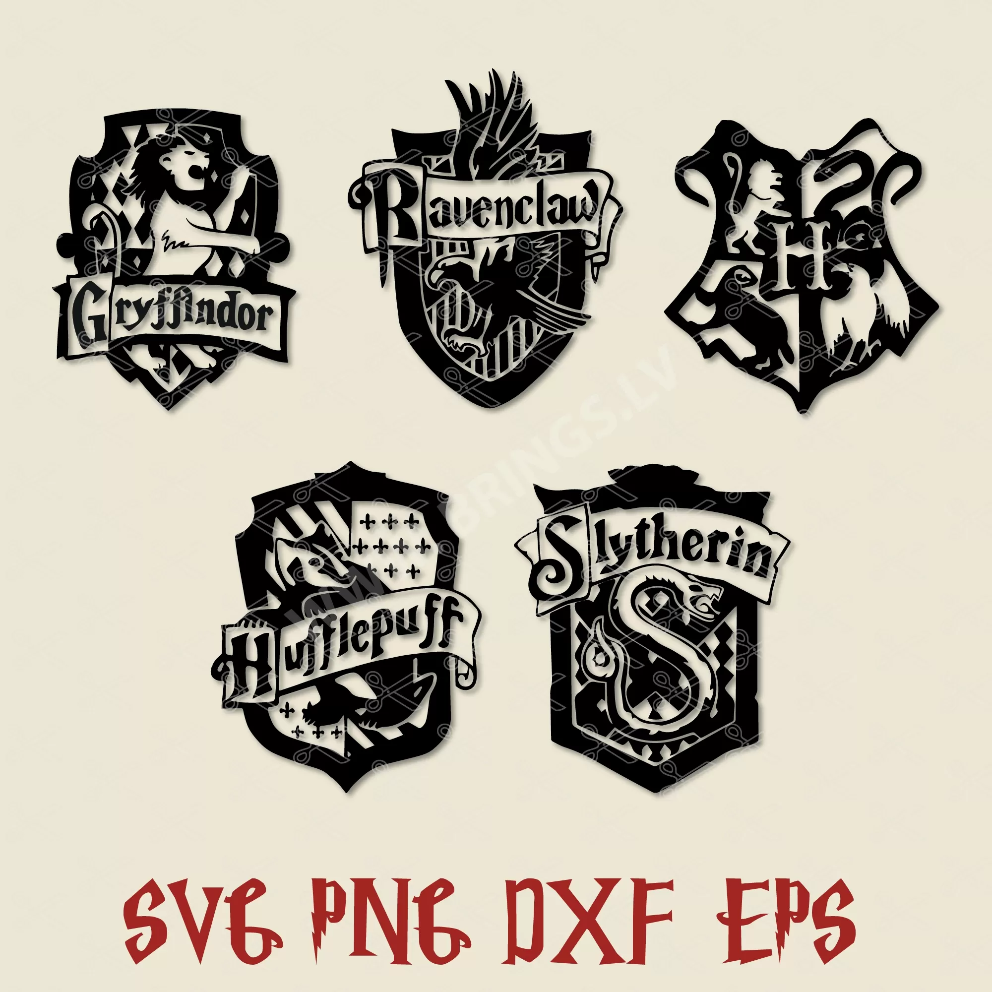 Download Hogwarts Crest Svg Dxf Eps Png Cut Files For Cricut And Silhouette Rated 5 00 Out Of