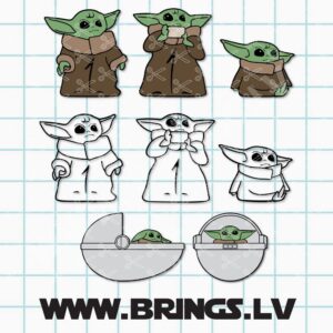 Baby Yoda SVG Bundle