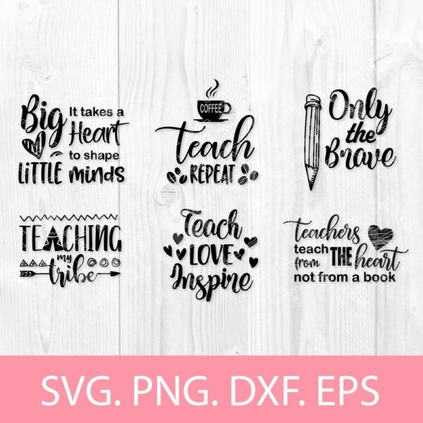 Teacher SVG Design Bundle
