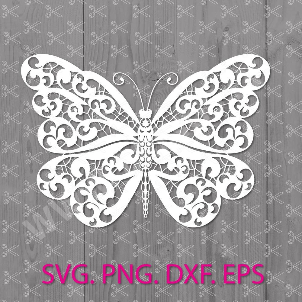 Patterned Butterfly Archives High Quality Vector Design Svg Dxf Png Cut Files