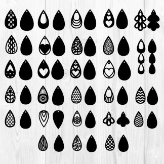Download Leather Earring Svg Archives SVG, PNG, EPS, DXF File