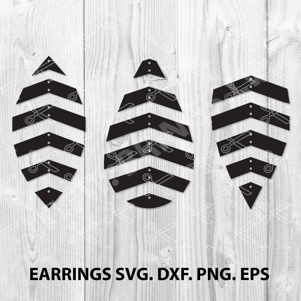 Geometric earring SVG
