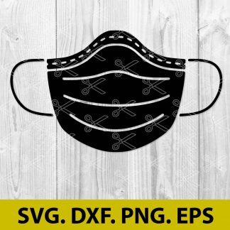 Download 3d Face Mask Sewing Pattern Pdf Svg Dxg Eps Cut Files