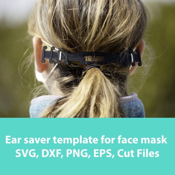 The surgical mask strap retainers