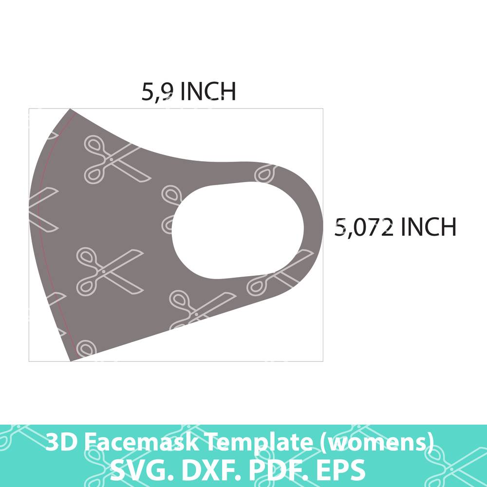 Download Diy Printable Face Mask Sewing Pattern Pdf All Round Hobby