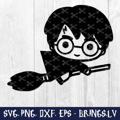 Harry Potter SVG, DXF, PNG, EPS, Cut Files - Harry Potter Clipart