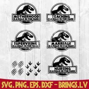 Jurassic Park Bundle SVG