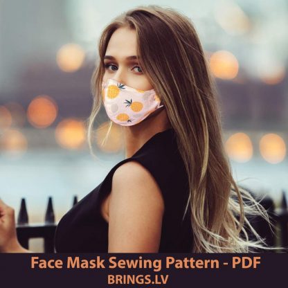 PRINTABLE FACE MASK SEWING PATTERN