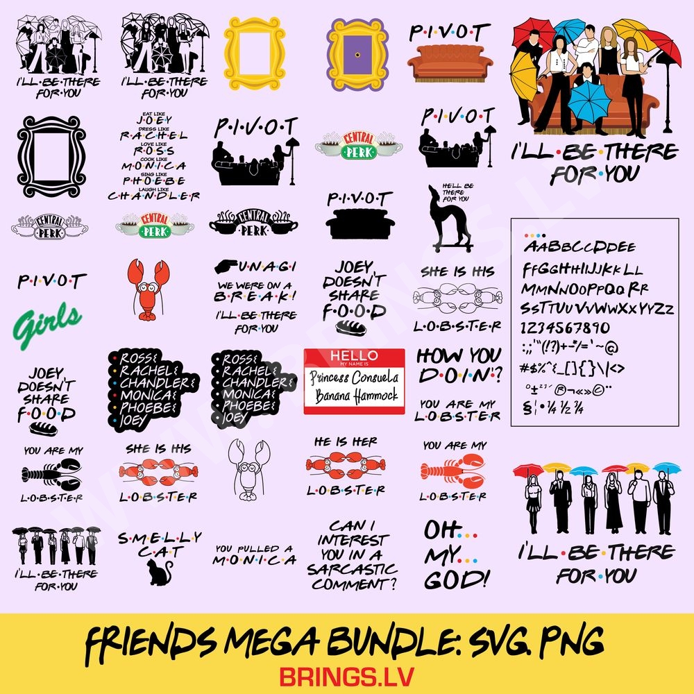 Free Free 189 Clipart Friends Tv Show Svg Free SVG PNG EPS DXF File